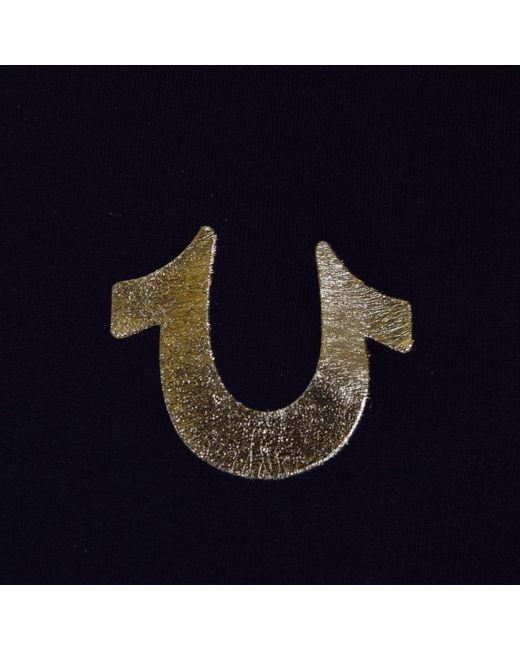 true religion black gold logo sweatshirt