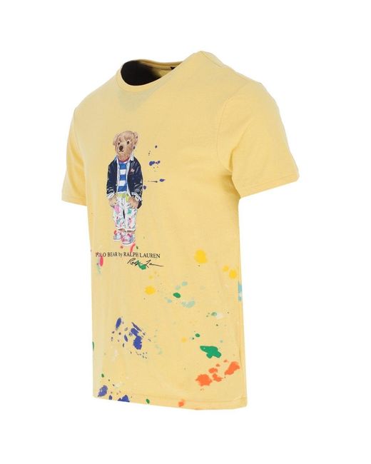 Cruise Bear Paint Splatter T-shirt 