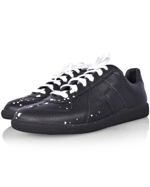 maison margiela replica sneaker black