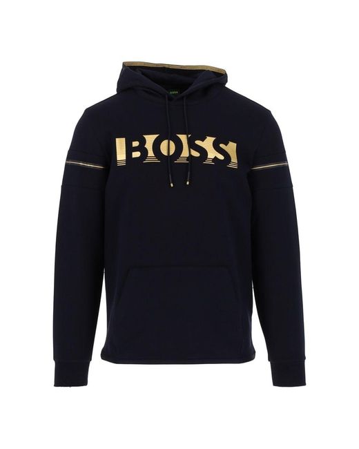 Gold hugo boss hoodie Clearance