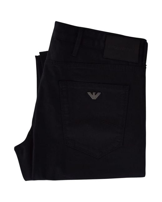 Grøn Zoo om natten fusion Emporio Armani J06 Slim Jeans in Black for Men | Lyst