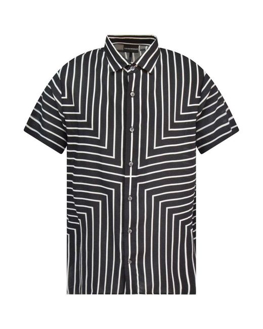Emporio Armani /white Diagonal Stripes 