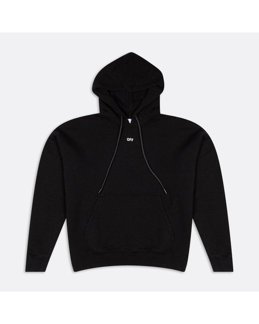OffWhite c/o Virgil Abloh Double Moon Arrow Skate Hoodie in Black for