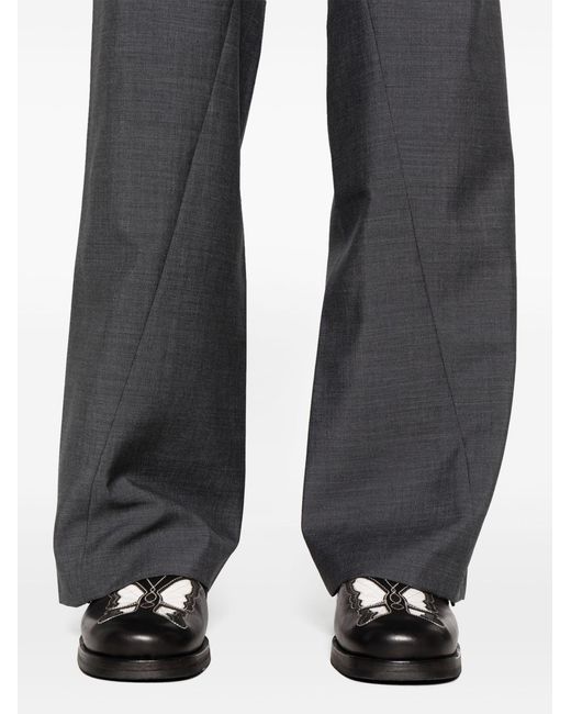 Bianca Saunders Gray Benz Tailored Trousers for men