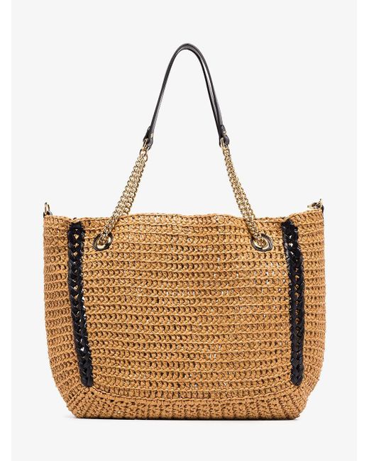 gucci straw handbag