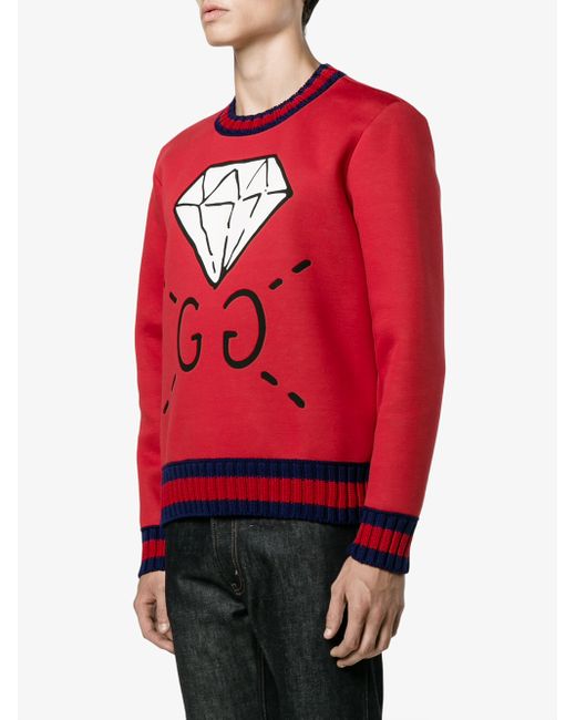 Gucci Cotton Ghost Diamond Print 
