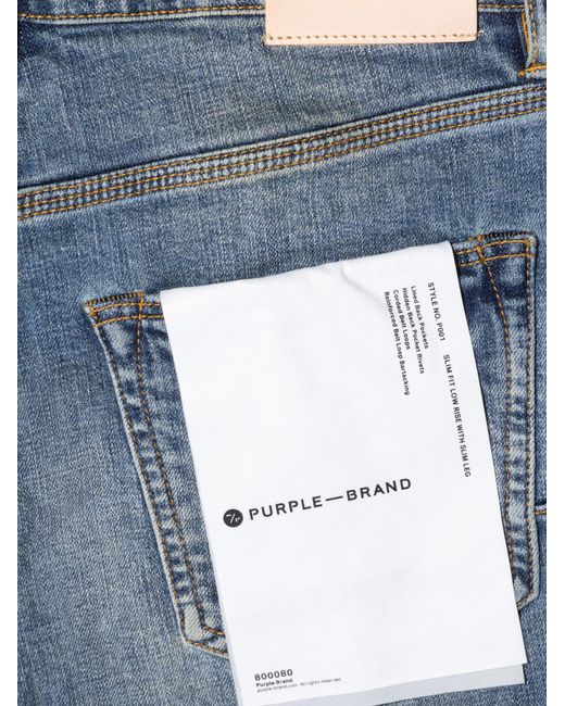 Purple Brand Blue P005 One Year Slim Jeans for men