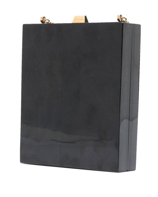 Saint Laurent Black Tuxedo Box Cross Body Bag