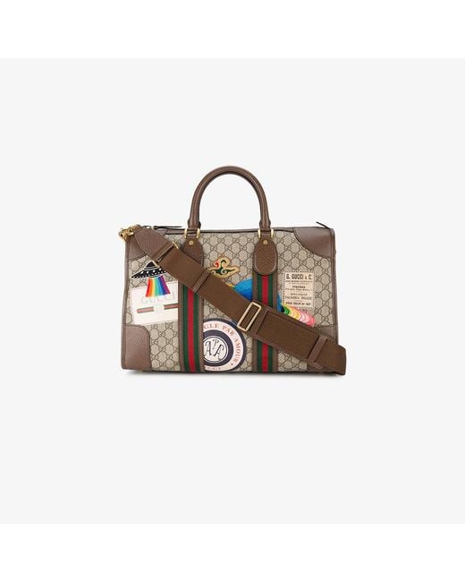 Gucci Multicolor Courrier Soft Gg Supreme Duffle Bag