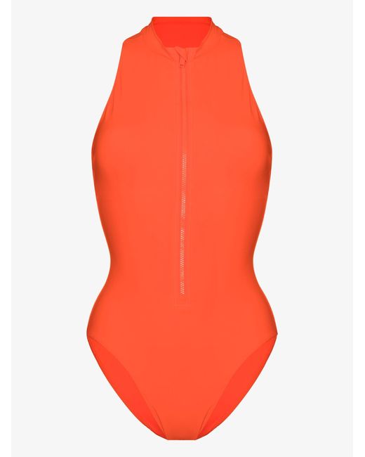 Sweaty Betty Orange Vista Racerback Swimsuit - Women's - Polyamide/elastane/polyester