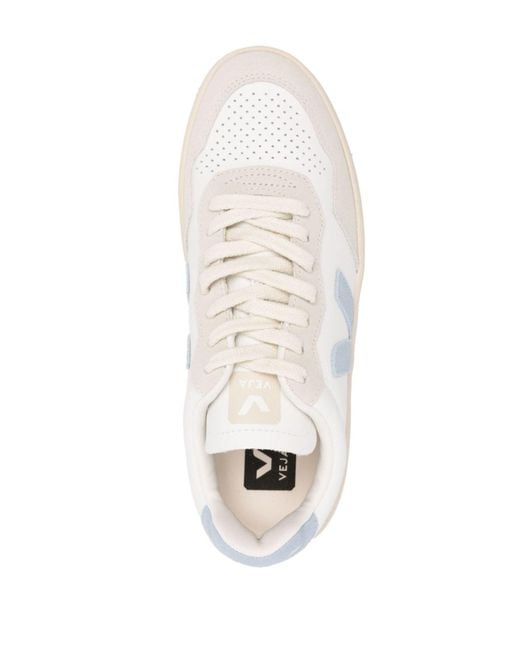 Veja White V-90 Sneakers