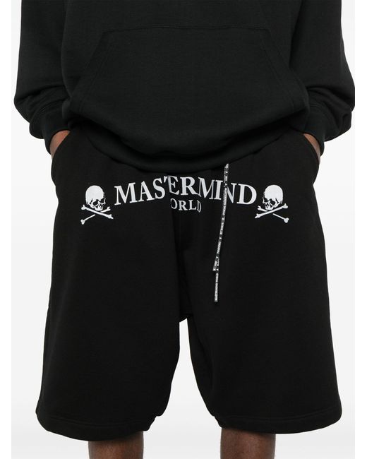 Mastermind Japan Black Easy Logo-print Track Pants - Men's - Cotton for men