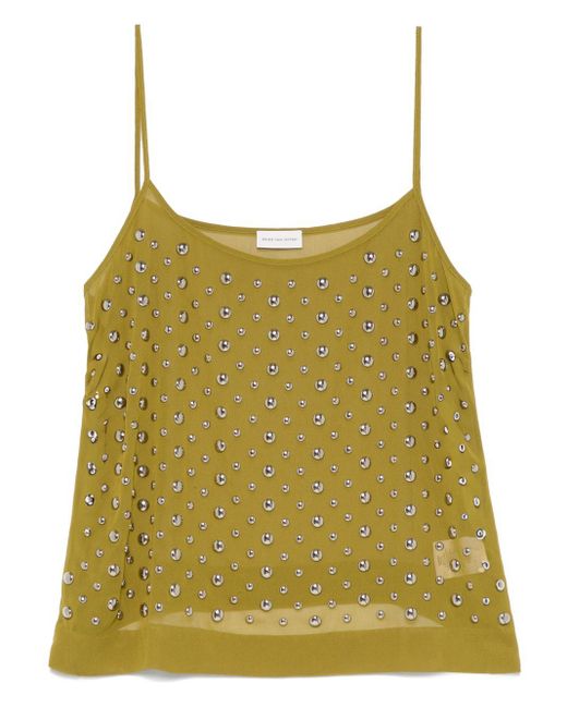 Dries Van Noten Green Calypso Hf 1030 W.W.Top