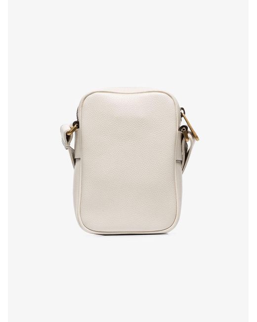 Gucci Print Messenger Bag in White for Men