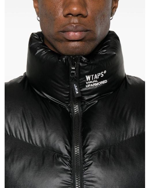(w)taps Black Padded Vest for men