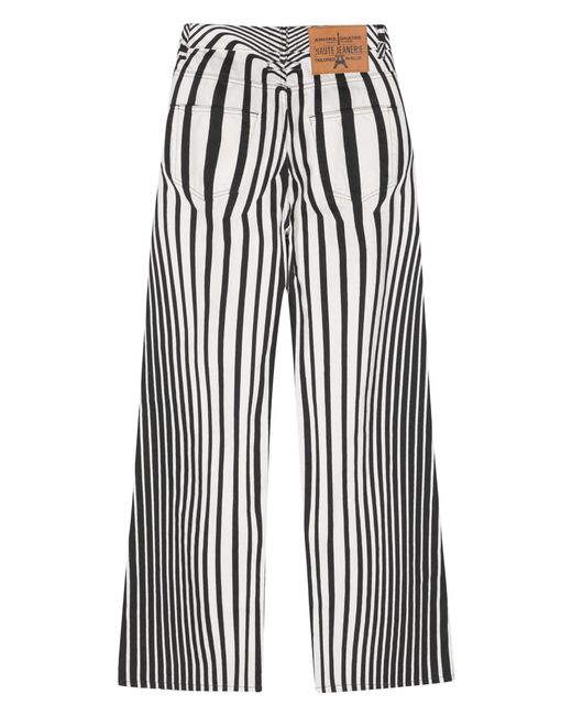 Jean Paul Gaultier White And Black Body Morphing Jeans