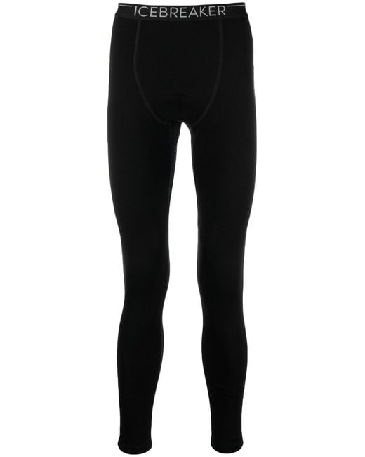 Icebreaker Black 300 Merinofinetm Thermal leggings - Men's - Wool for men