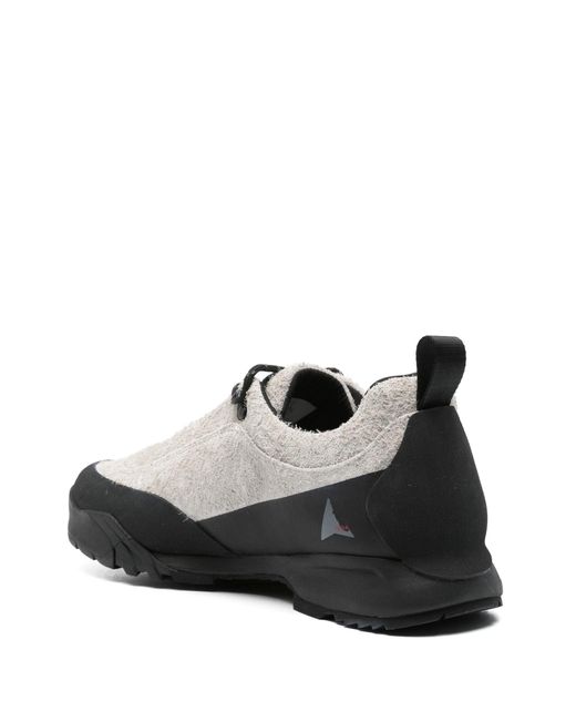 Roa Black Grey Cingino Leather Sneakers - Men's - Calf Leather/fabric/rubber/rubberrubber for men