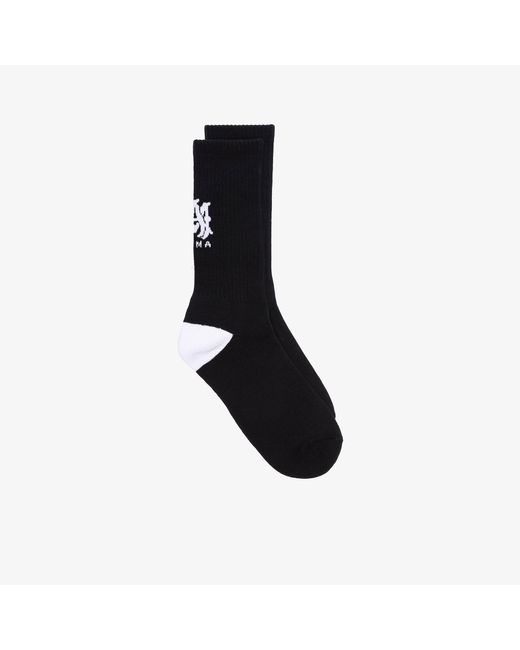 Amiri M.a. Logo Socks in Black for Men | Lyst