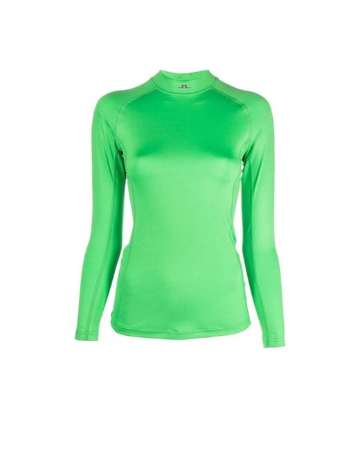 J.Lindeberg Green Asa Soft Golf Compression Top Lyst
