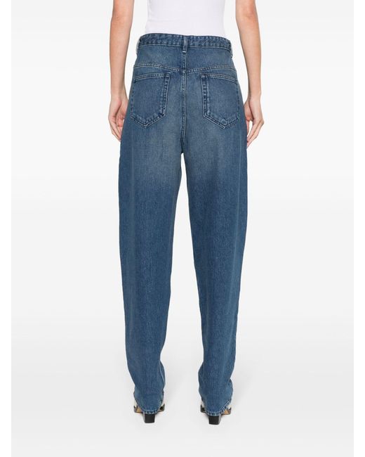 Isabel Marant Blue Corsy Wide-leg Jeans - Women's - Cotton/polyester