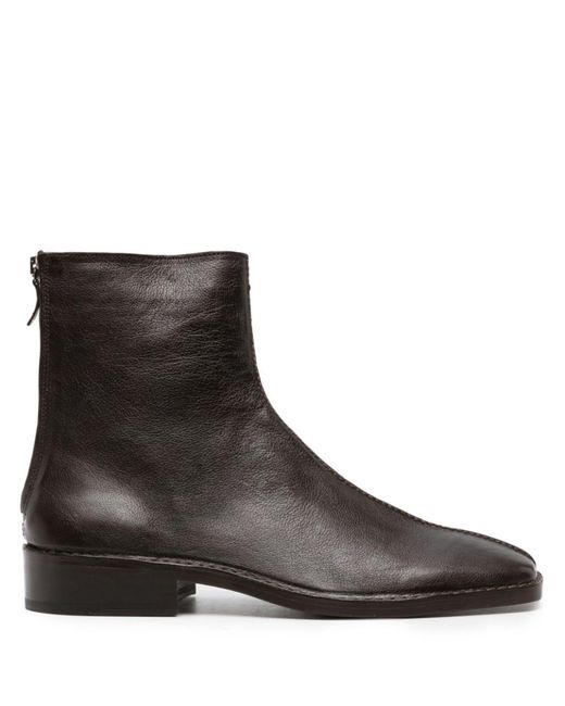 Lemaire Brown Square-toe Chelsea Boots for men