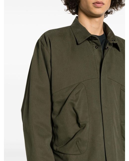 GR10K Green Rescue Pocket Cotton Overshirt - Men's - Cotton/polyamide/polyester for men