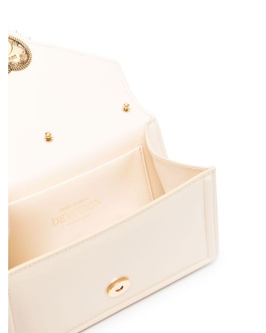 Dolce & Gabbana Natural Devotion Small Leather Handbag