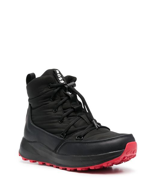 Rossignol Black Podium Lace-up Boots - Unisex - Polyurethane/rubber/fabric