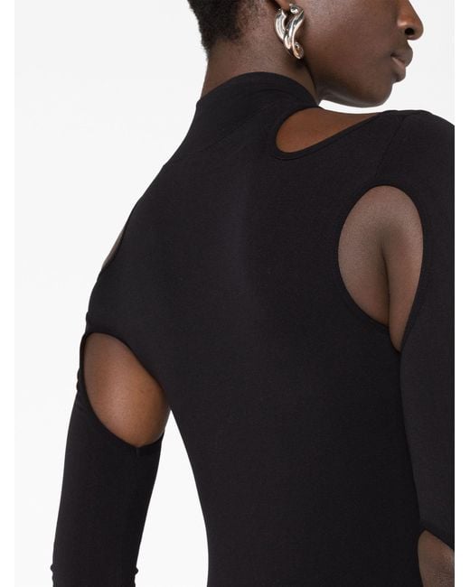 conjunción visión Humanista ANDREADAMO Andreādamo - Sculpted Jersey Cut-out Bodysuit - Women's -  Spandex/elastane/polyamide in Black | Lyst