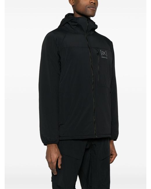 Burton Ak Black Helium Hooded Stretch Insulated Jacket for men