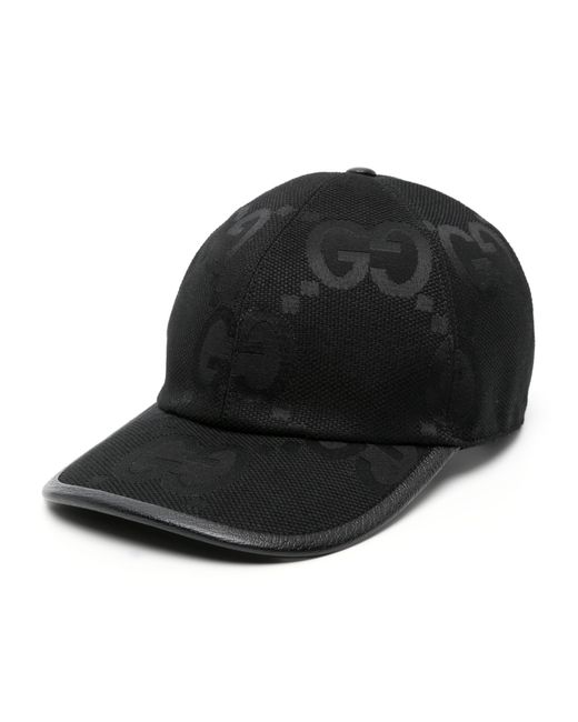 Gucci Black Jumbo GG Baseball Hat for men