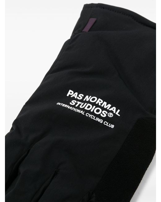 Pas Normal Studios Black Deep Winter Gloves for men