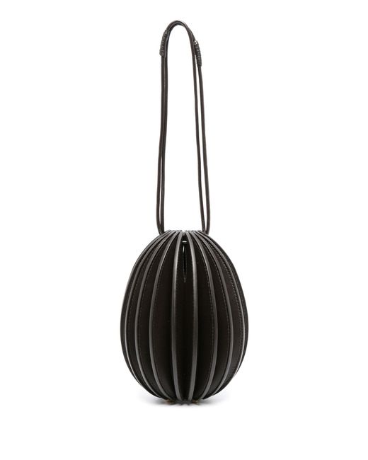 Bottega Veneta Black Pumpkin Leather Mini Bag