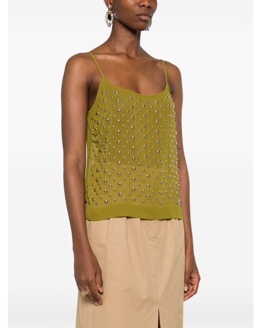 Dries Van Noten Green Calypso Hf 1030 W.W.Top