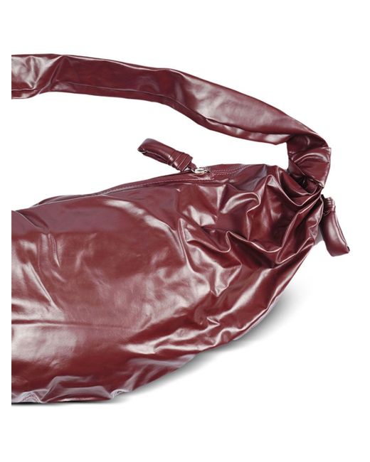 Lemaire Pink Croissant Leather Shoulder Bag