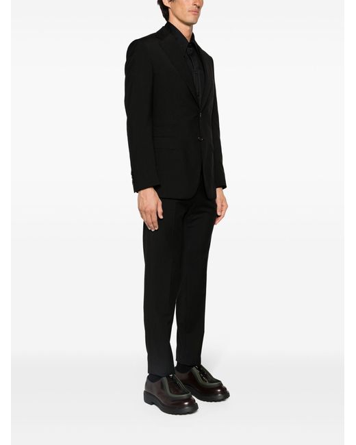 Brioni Black Single Breasted Wool Suit - Men's - Mohair/cupro/wool/cotton for men