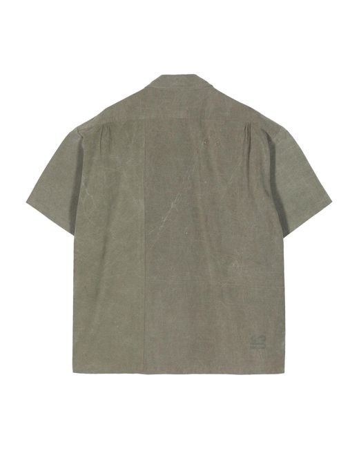 Greg Lauren Gray Army Tent Cotton Shirt - Men's - Cotton for men