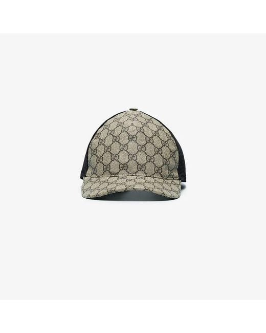 Gucci Brown GG Supreme Baseball Hat for men