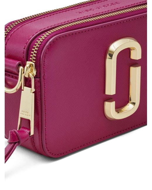 Marc Jacobs Purple The Utility Snapshot Leather Cross-body Bag
