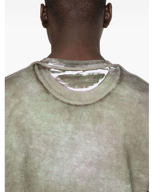 Charlie Constantinou Gray Printed T-Shirt for men