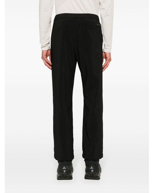 Snow Peak Black Pe Light Straight-leg Trousers - Men's - Polyester for men