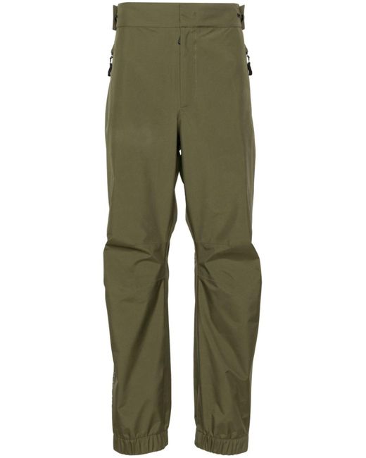 3 MONCLER GRENOBLE Green Waterproof Tapered Trousers - Men's - Polyester for men