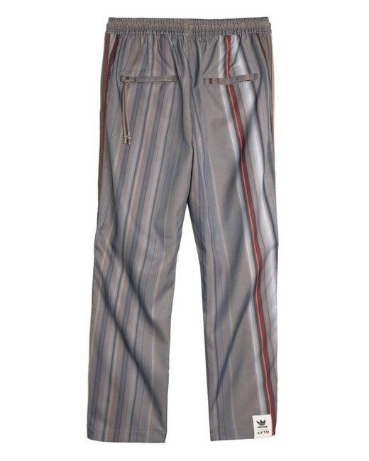 Adidas Gray X Sftm Brown Track Pants - Unisex - Polyester