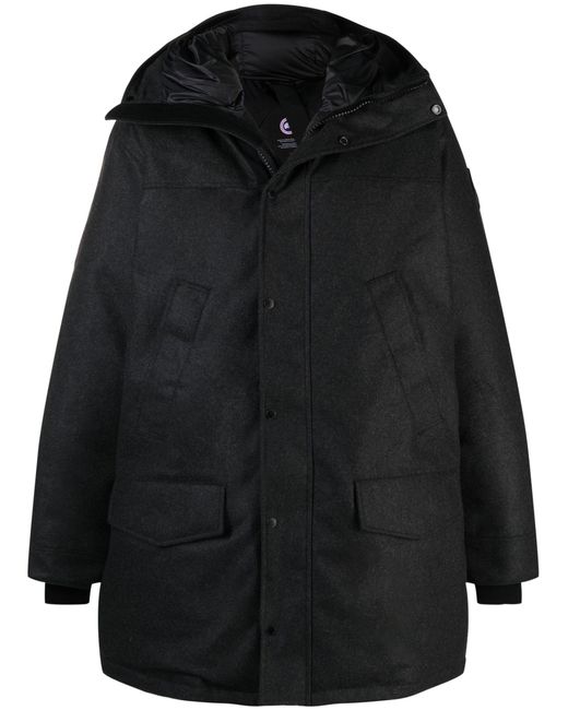 Canada Goose Langford Hooded Parka in Black for Men | Lyst