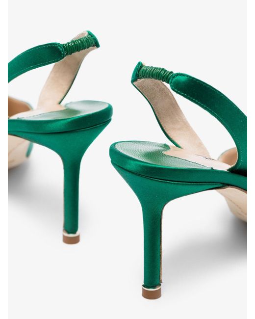 manolo blahnik hangisi flat green