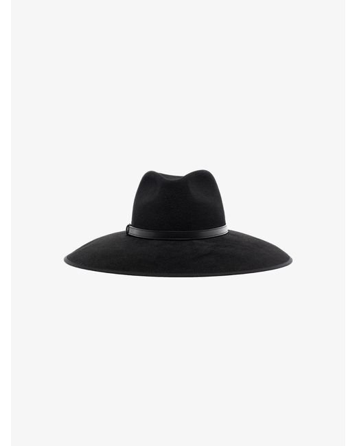 Gucci Black Horsebit Felt Fedora Hat