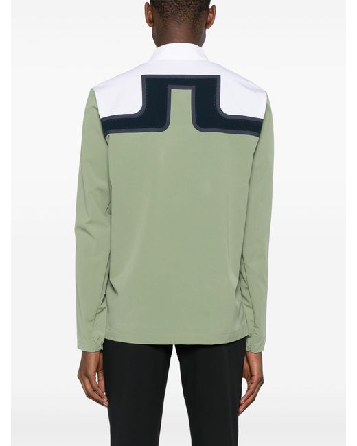 J.Lindeberg Green Jeff Colour-block Jacket for men