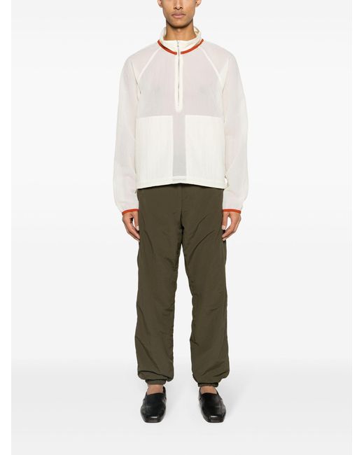 RANRA White Neutral Hlaupa Half-zip Sweatshirt for men