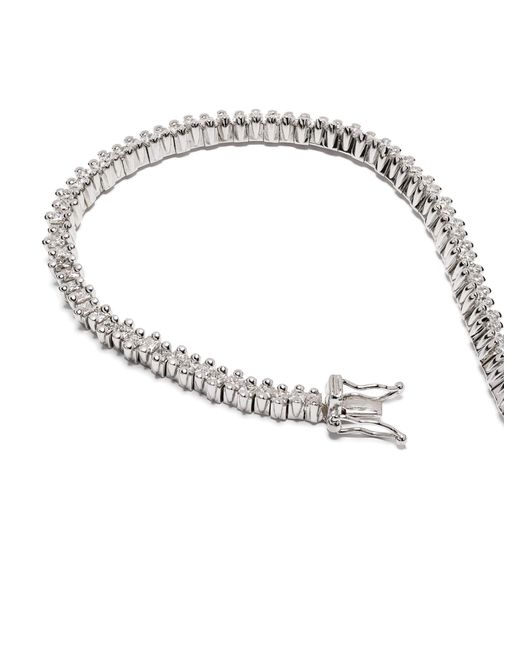 Suzanne Kalan 18k White Gold Princess Diamond Bracelet - Women's - 18kt White Gold/diamond
